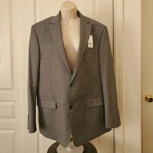 Van Hausen Men's Gray Suit Jacket BNWT